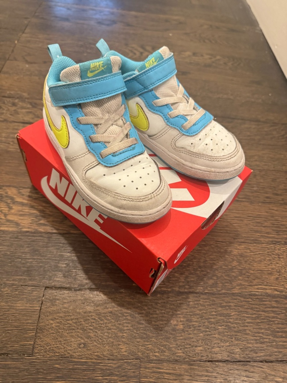 Nike Court Borough low top sneakers. Size 10C.
